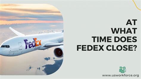 Streamline your shipping process. . When does fedex close